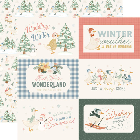 Carta Bella - Designpapier "Silly Goose Winter" Collection Kit 12x12 Inch - 12 Bogen