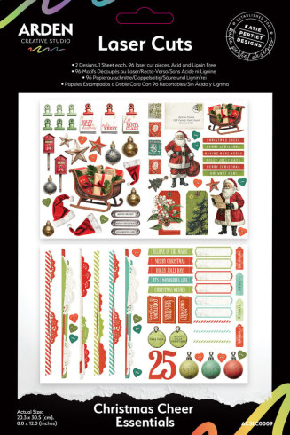Preview: Arden Creative Studio - Stanzteile "Christmas Cheer" by Katie Pertiet Laser Cuts