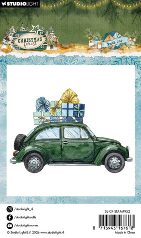 Preview: Studio Light - Stempel "Xmas Car" Christmas Forest Clear Stamps