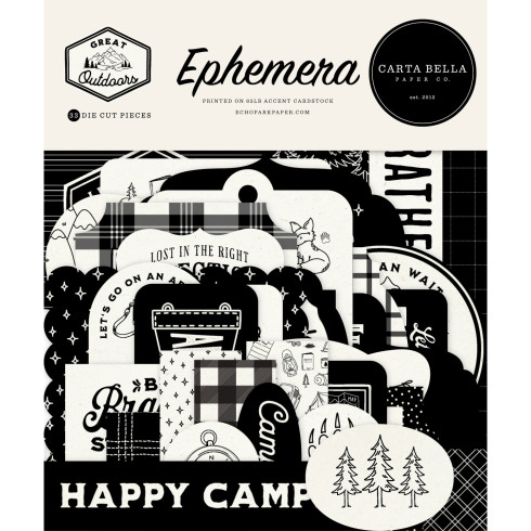 Carta Bella - Stanzteile "Great Outdoors" Ephemera