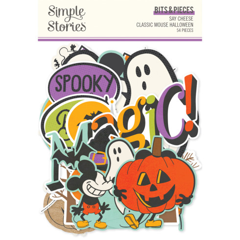 Simple Stories - Stanzteile "Say Cheese Classic Mouse Halloween" Bits & Pieces
