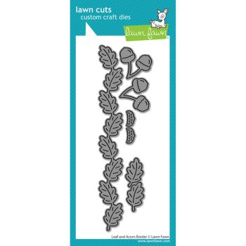 Lawn Fawn - Stanzschablone "Leaf and Acorn Border" Lawn Cuts Dies