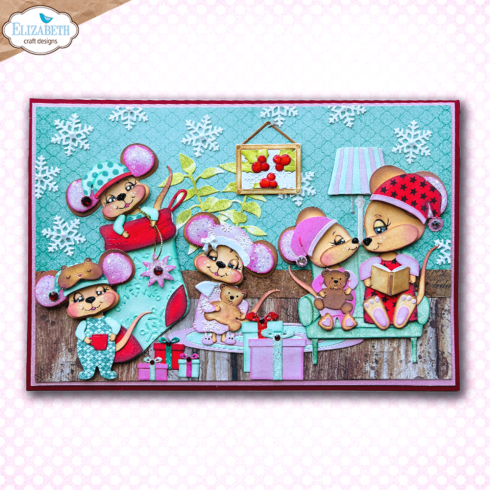 Elizabeth Craft Designs - Stanzschalone "PJ Party" Dies