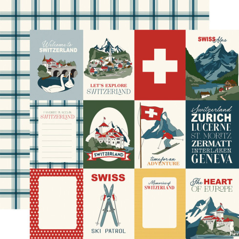 Preview: Carta Bella - Designpapier "Switzerland" Collection Kit 12x12 Inch - 12 Bogen