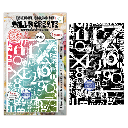 AALL and Create - Stempelset A6 "Letter Party" Clear Stamps by Autour De Mwa & Co