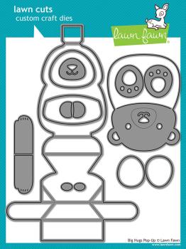 Preview: Lawn Fawn - Stanzschablone "Big Hugs Pop-Up" Lawn Cuts Dies