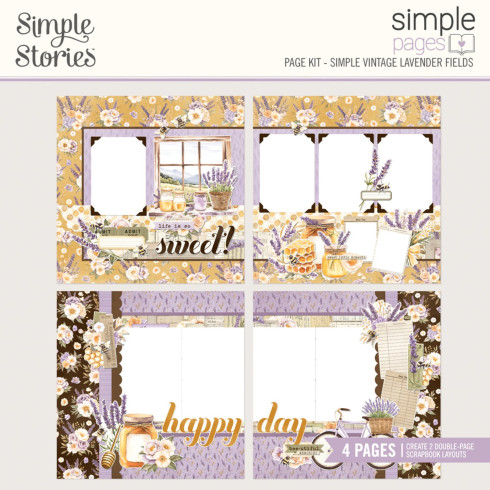 Simple Stories - Simple Pages Kit "Simple Vintage Lavender Fields"