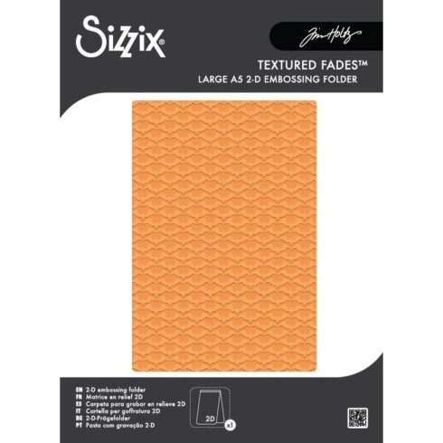 Sizzix - 2D Prägefolder "Large Vault Batground" Embossing Folder Design by Tim Holtz