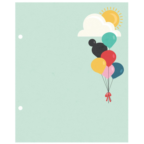 Simple Stories - Say Cheese Happiest Place 6x8 Inch - SN@P! Binder Inserts 6x8 Inch