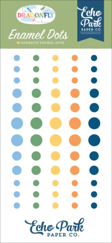 Preview: Echo Park - Enamel Dots "Dragonfly" 60 Stück