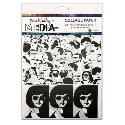 Preview: Ranger - Decoupage "Bold" Collage Paper Design by Dina Wakley