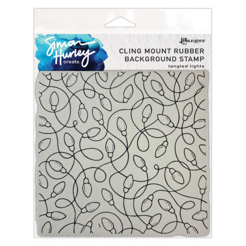 Ranger - Gummistempel by Simon Hurley Create "Tangled Lights" Rubber Stamp