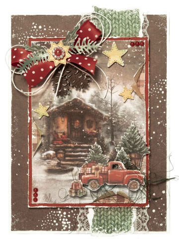 Preview: Studio Light - Stanzschablone "Christmas Decorations" Cottage Christmas Cutting Dies