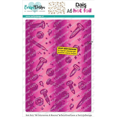 Carlijn Design "Screws & Nuts" Hot Foil A6
