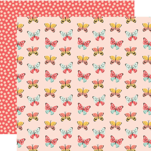 Simple Stories - Collectors Essential Kit "Pink Lemonade" 12 Bogen Designpapier