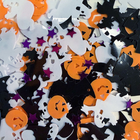 Preview: Lawn Fawn - Tiny Treasures Pailletten Mix „Halloween“