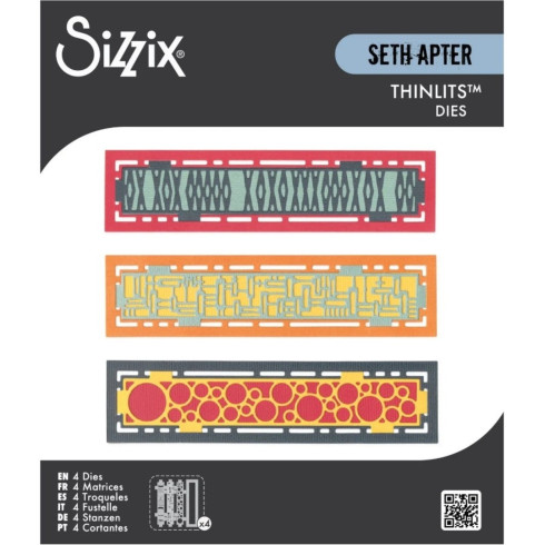 Sizzix - Stanzschablone "Sockets #1" Thinlits Craft Dies by Seth Apter
