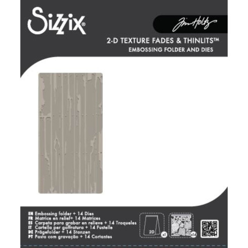 Sizzix - Stanzschablone & Prägefolder "Vault Side-Order Laboratory" Thinlits Die & Embossingfolder by Tim Holtz