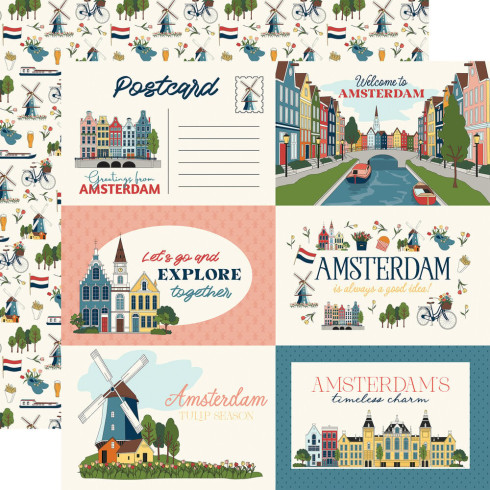 Carta Bella - Designpapier "Amsterdam" Collection Kit 12x12 Inch - 12 Bogen