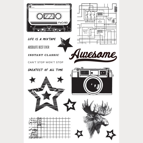 Preview: Simple Stories - Icons Stempel "Rustic Legend" Clear Stamps