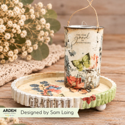 Arden Creative Studio - Transfer Aufkleber "Amber Ledgers" Katie Pertiet Rub-On Transfer Set