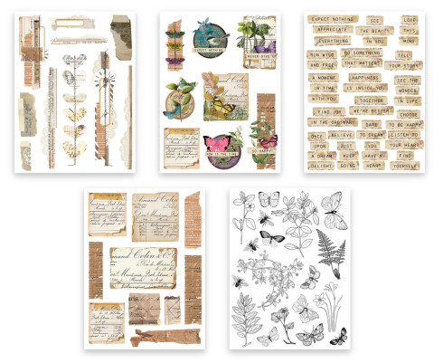 Preview: Arden Creative Studio - Sticker Book "Garden Chronicles" by Katie Pertiet