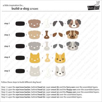 Preview: Lawn Fawn - Stanzschablone "Build-A-Dog" Lawn Cuts Dies