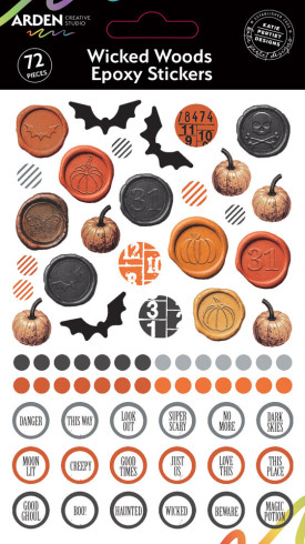 Preview: Arden Creative Studio - Epoxy Sticker "Wicked Woods" by Katie Pertiet
