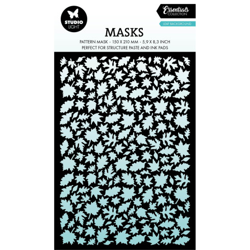 Studio Light - Schablone "Leaves Background" Essentials Mask Stencil