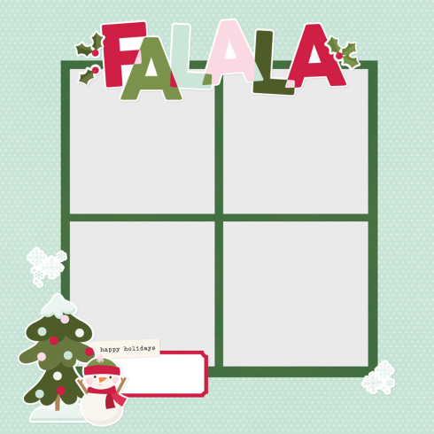 Preview: Simple Stories - Stanzteile "Kringle & Co." Simple Pages Pieces