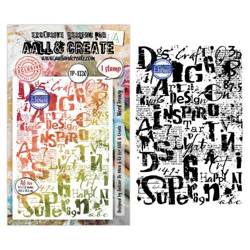 AALL and Create - Stempelset A6 "Word Frenzy" Clear Stamps by Autour De Mwa & Co
