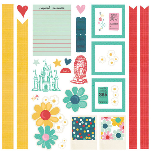 Simple Stories - Simple Pages Kit "Say Cheese Happiest Place"