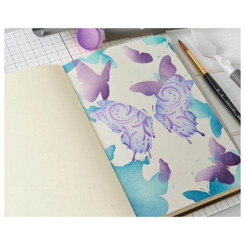 Sizzix - Schablone "Butterflies" Stencil Design by Willow Wolfe