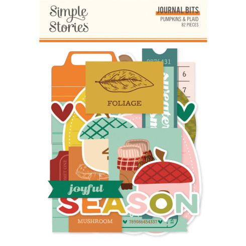 Simple Stories - Collectors Essential Kit "Pumpkins & Plaid" 12 Bogen Designpapier