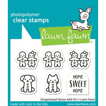 Lawn Fawn - Stempelset "Gingerbread House Add-On" Clear Stamp