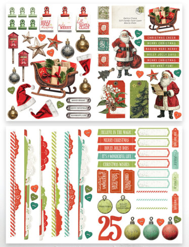 Preview: Arden Creative Studio - Stanzteile "Christmas Cheer" by Katie Pertiet Laser Cuts