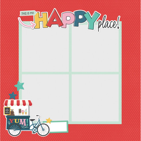 Preview: Simple Stories - Stanzteile "Say Cheese Happiest Place" Simple Pages Pieces
