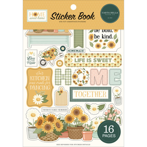 Carta Bella - Aufkleber "Home Sweet Home" Sticker Book