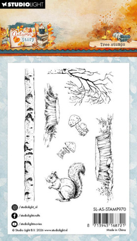 Preview: Studio Light - Stempel "Tree Stumps" Autumn Story Clear Stamps