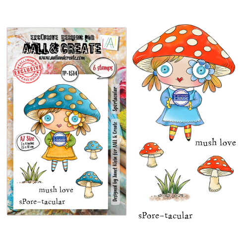 Preview: AALL and Create - Stempelset A7 "Sportacular" Clear Stamps by Janet Klein