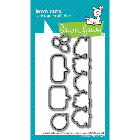 Lawn Fawn - Stanzschablone "Simply Celebrate Squirrels" Lawn Cuts Dies