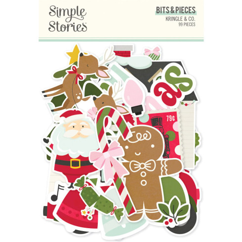 Preview: Simple Stories - Stanzteile "Kringle & Co." Bits & Pieces