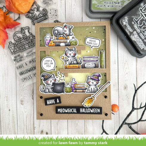 Preview: Lawn Fawn - Stempelset "Hocus Purr-cus! Add-On" Clear Stamp