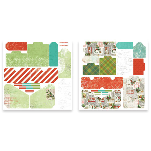 Arden Creative Studio - Stanzteile "Christmas Cheer" Ephemera Journalmakers by Katie Pertiet