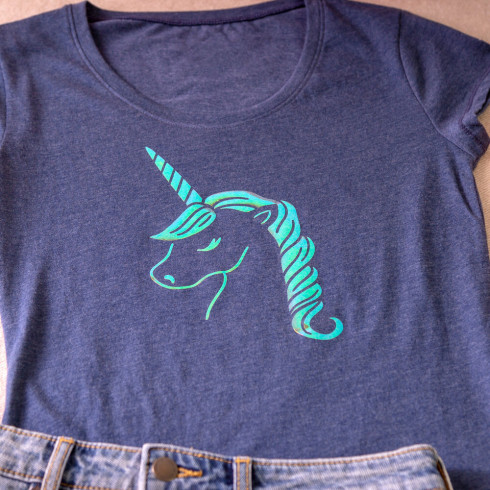 Cricut - Smart Iron-On "Holographic Blue" Transferfolie 13x36 (2011659)