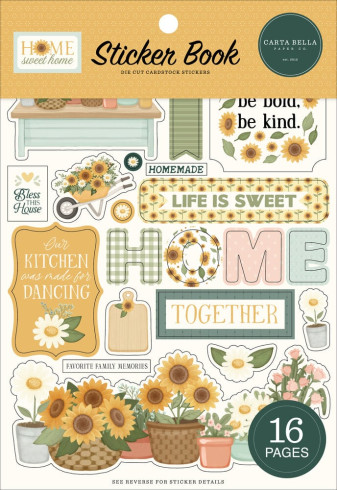Preview: Carta Bella - Aufkleber "Home Sweet Home" Sticker Book