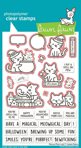 Preview: Lawn Fawn - Stanzschablone "Hocus Purr-cus!" Lawn Cuts Dies