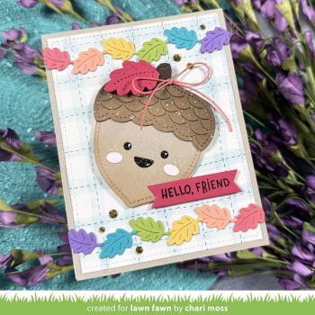 Preview: Lawn Fawn - Stanzschablone "Outside In Stitched Acorn" Lawn Cuts Dies