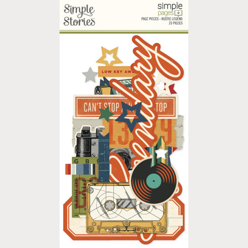 Simple Stories - Stanzteile "Rustic Legend" Simple Pages Pieces