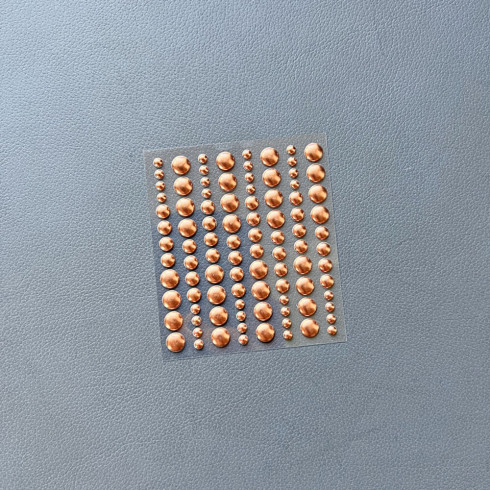 Preview: Simple and Basic - Adhesive Matte Enamel Dots "Metallic Copper Matte"